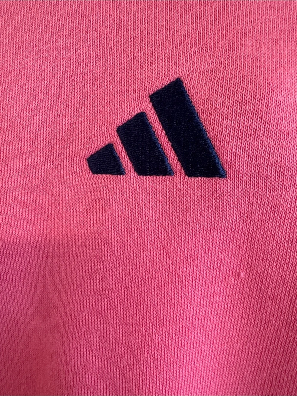 adidas Kids Pink Hoodie & Joggers with Navy Stripes
